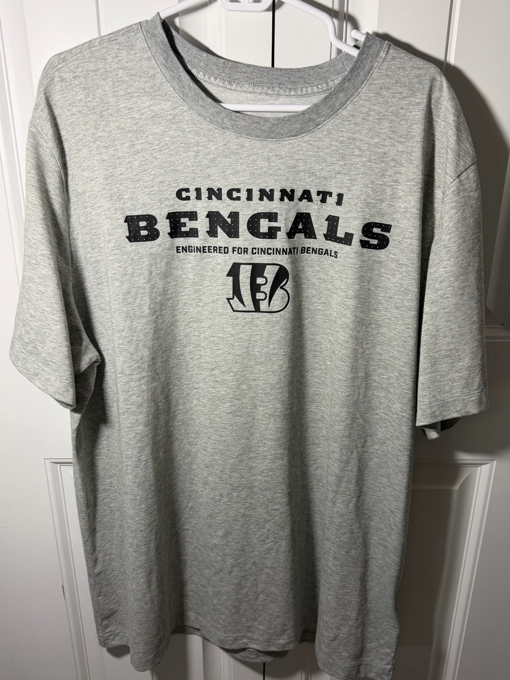 Nike Cincinnati Bengals T-Shirt Mens XXL Gray Dri-FIT NFL Team Issue NWT